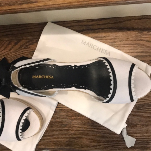 New Marchesa “Hallie” Platform Wedge Heel Espadrille - Picture 4 of 8